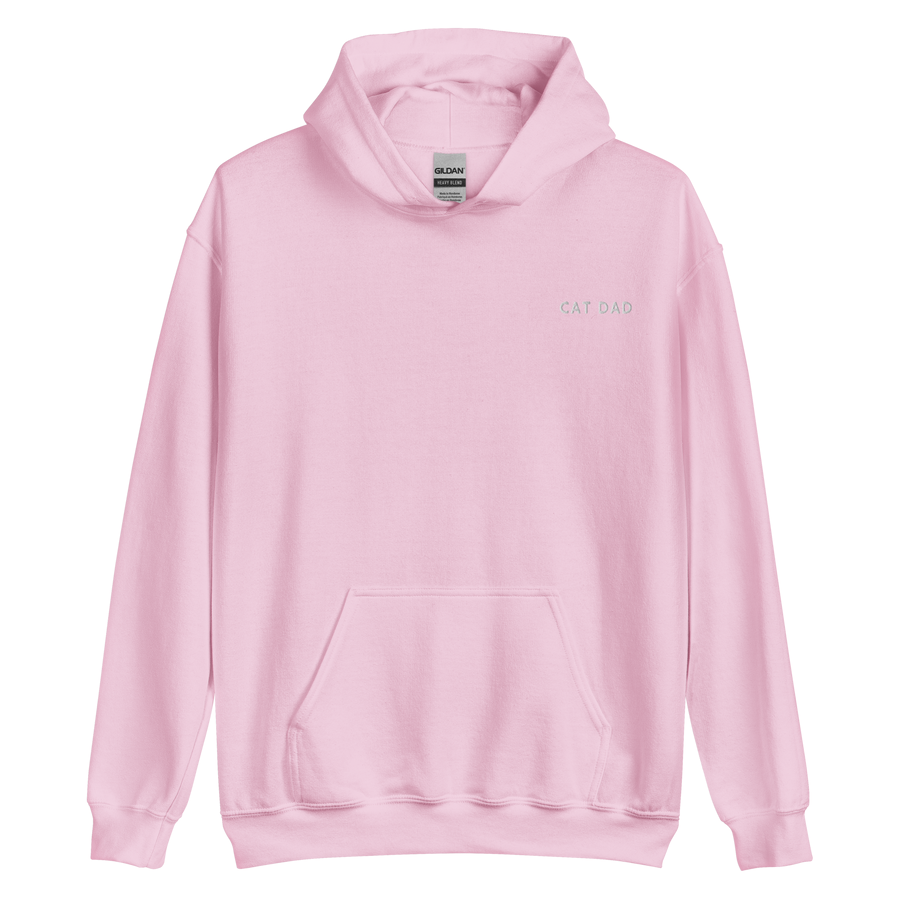 Sudadera con capucha bordada "Cat Dad"