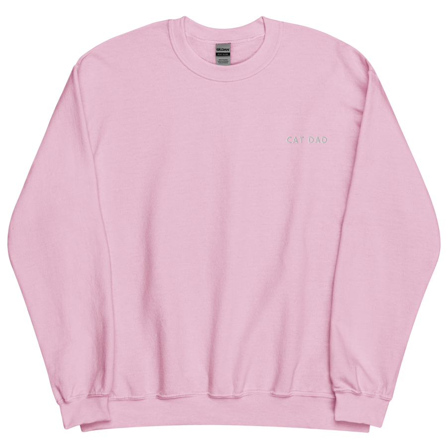 Suéter bordado con diseño de Cat Dad