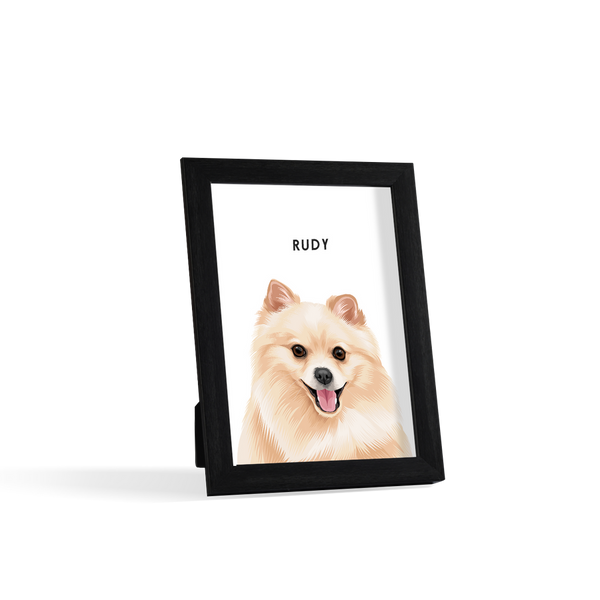 Retrato de una mascota para escritorio