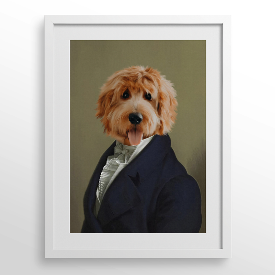 Retrato personalizado de un caballero digno
