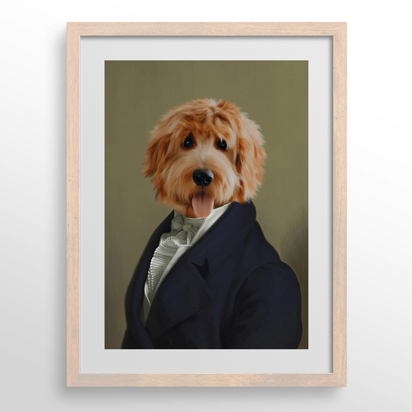 Retrato personalizado de un caballero digno