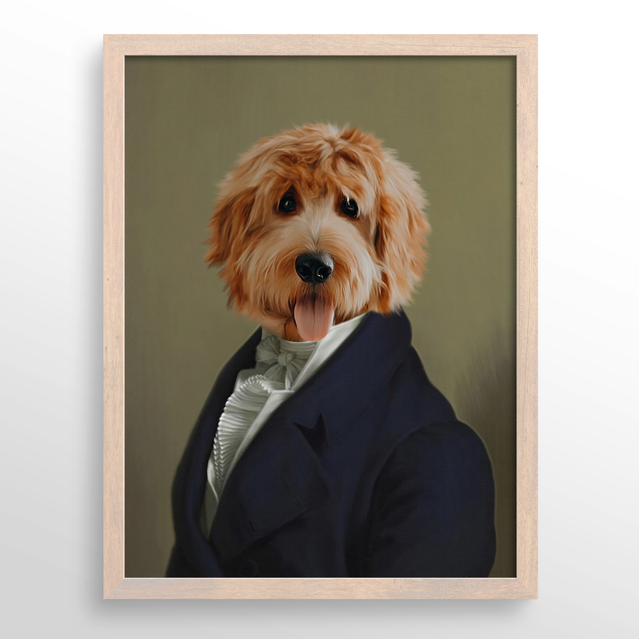 Retrato personalizado de un caballero digno