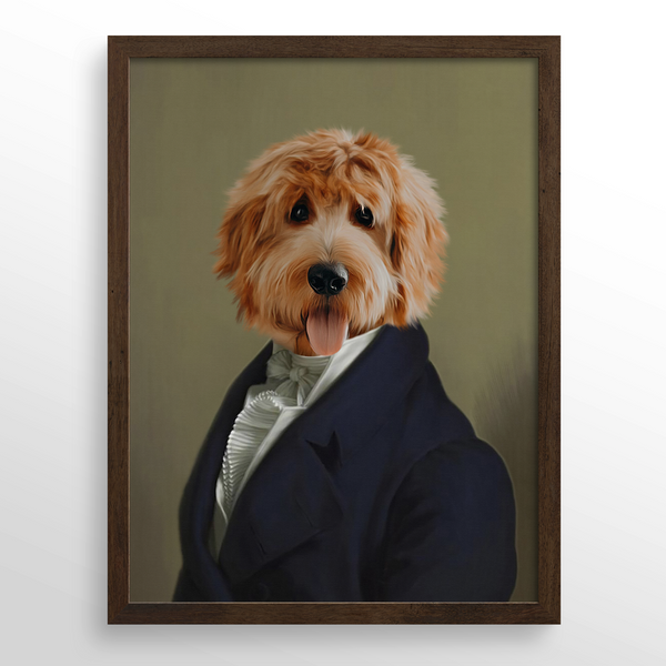 Retrato personalizado de un caballero digno