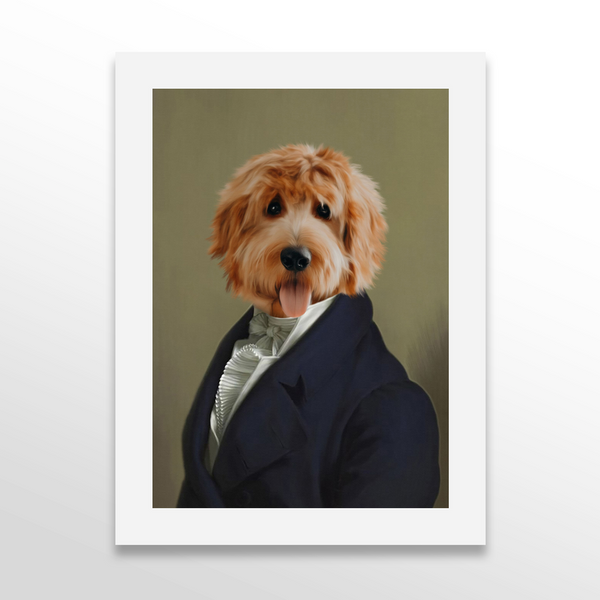 Retrato personalizado de un caballero digno