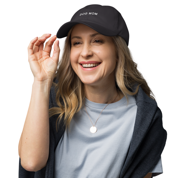 Gorro bordado con diseño de Dog Mom