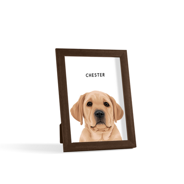 Retrato de una mascota para escritorio