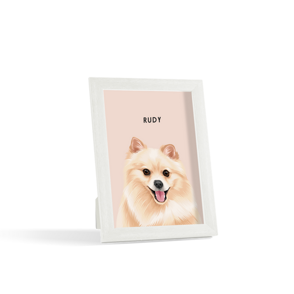 Retrato de una mascota para escritorio