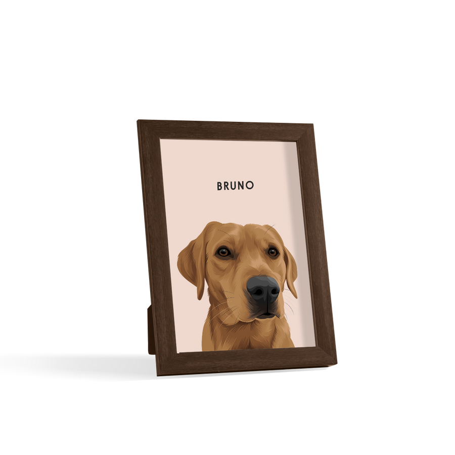 Retrato de una mascota para escritorio