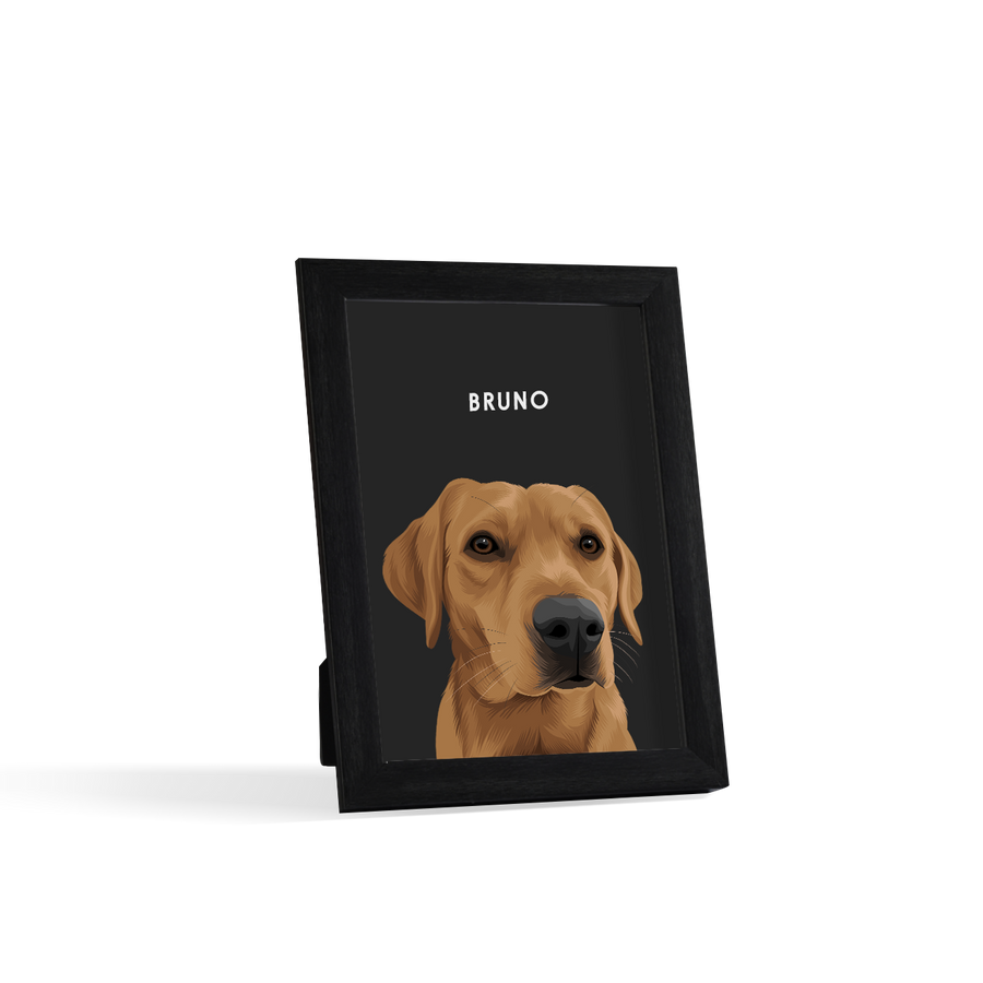 Retrato de una mascota para escritorio