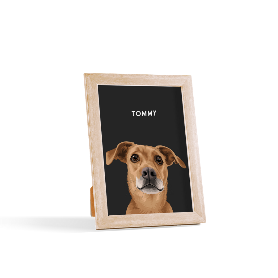 Retrato de una mascota para escritorio