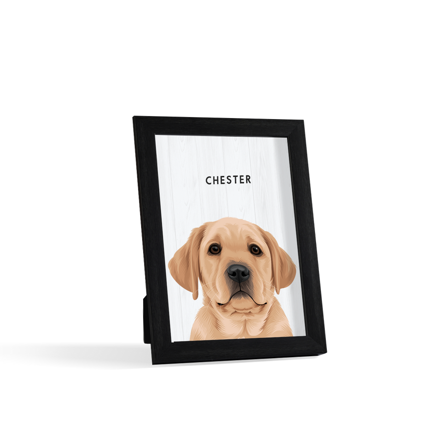 Retrato de una mascota para escritorio