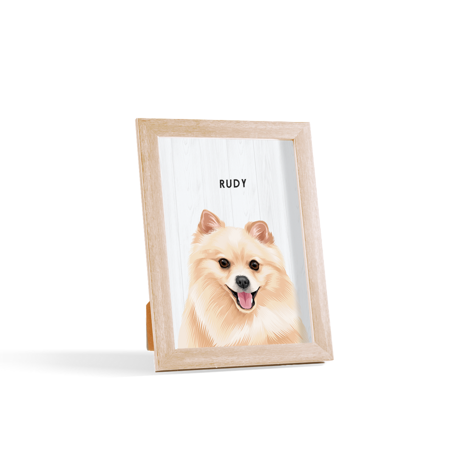 Retrato de una mascota para escritorio
