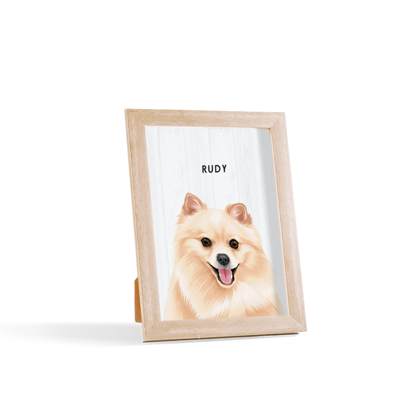 Retrato de una mascota para escritorio