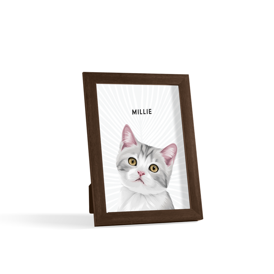 Retrato de una mascota para escritorio