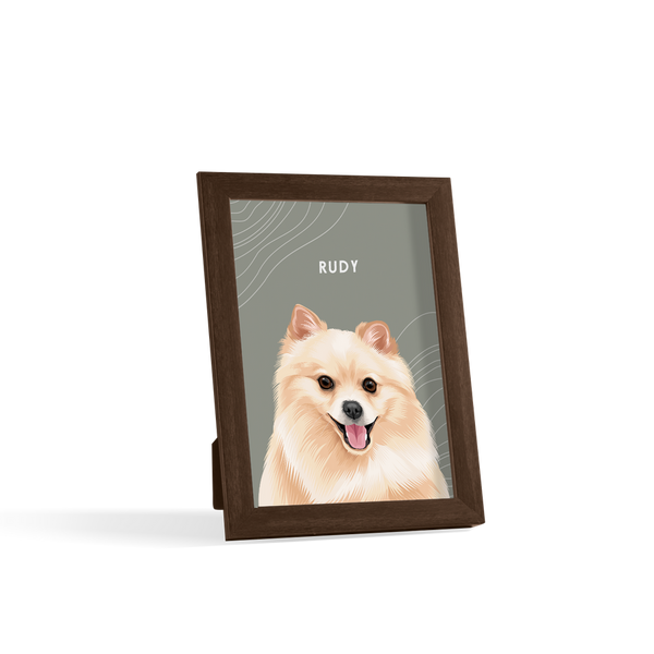 Retrato de una mascota para escritorio
