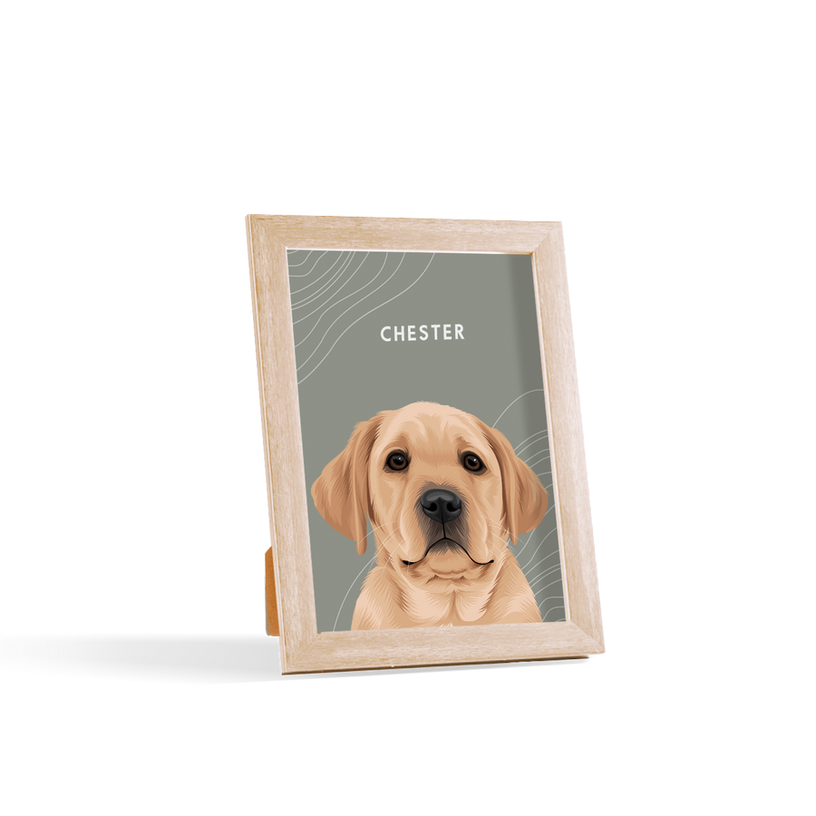 Retrato de una mascota para escritorio