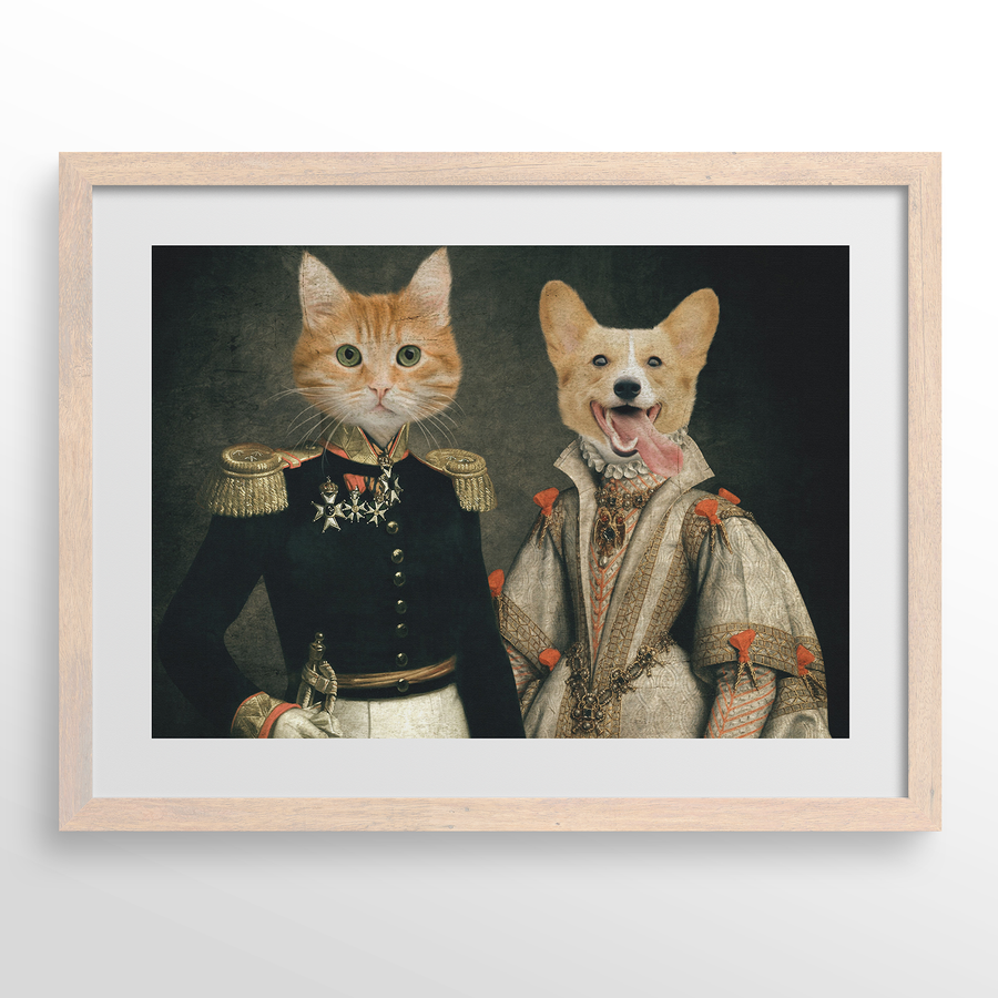 Retrato personalizado del duque y la duquesa