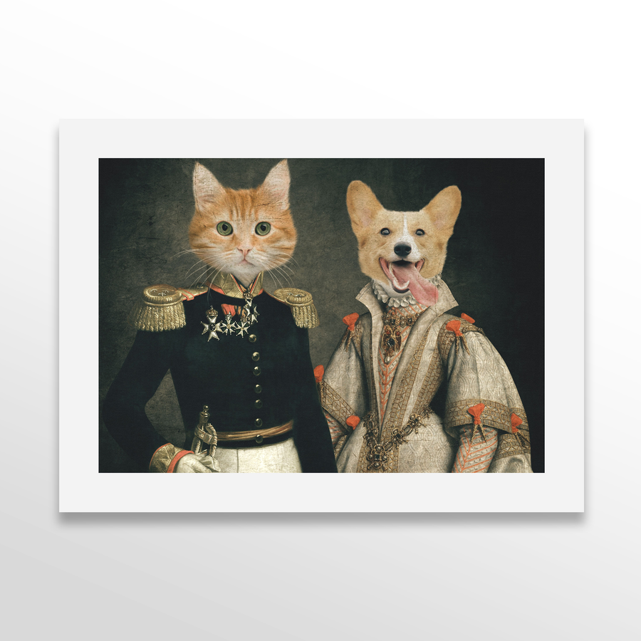 Retrato personalizado del duque y la duquesa