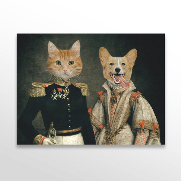 Retrato personalizado del duque y la duquesa