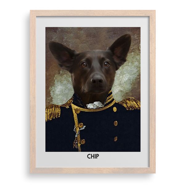 Retrato de mascota personalizado Grand Elegance