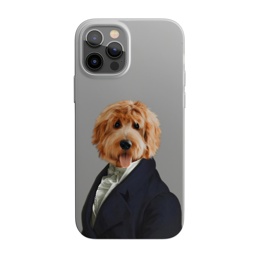 Fundas para teléfono con retratos de mascotas dignos de un caballero