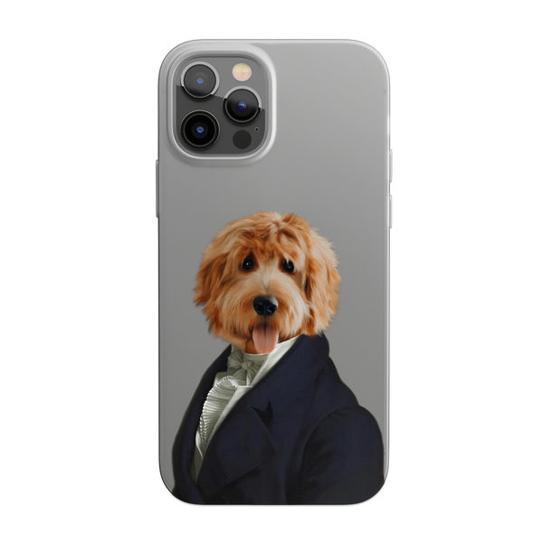 Fundas para teléfono con retratos de mascotas dignos de un caballero