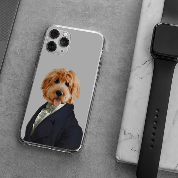 Fundas para teléfono con retratos de mascotas dignos de un caballero