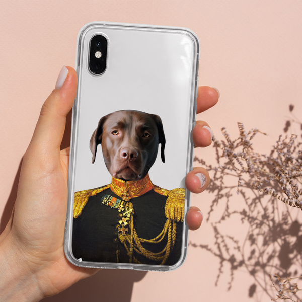 Fundas para teléfono con retrato de mascota de Regal Leader