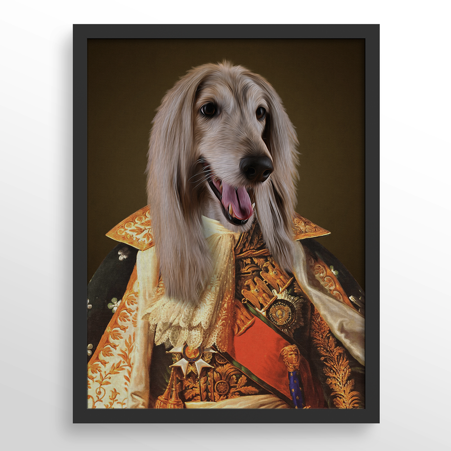 Retrato de mascota princesa personalizado