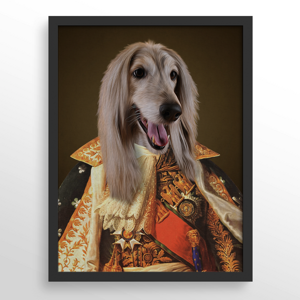 Retrato de mascota princesa personalizado
