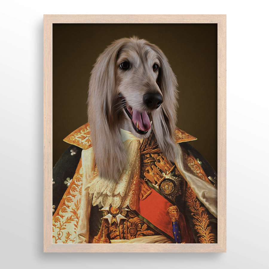Retrato de mascota princesa personalizado