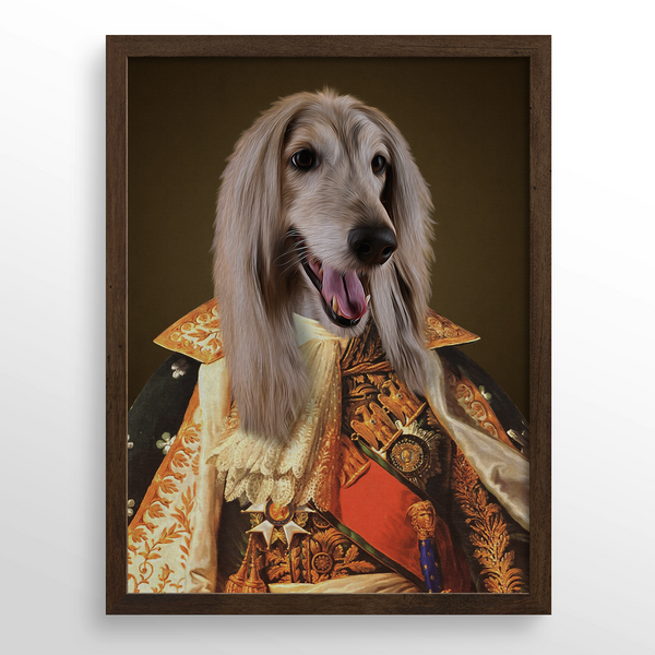 Retrato de mascota princesa personalizado