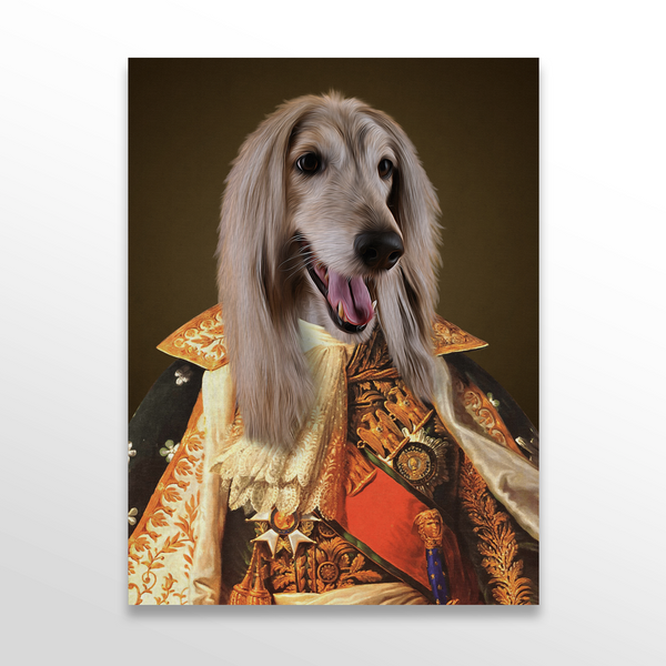Retrato de mascota princesa personalizado