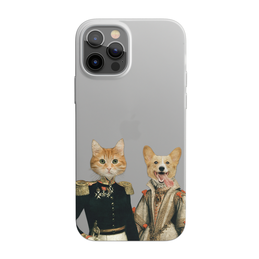 Fundas para teléfono con retratos de mascotas de duques y duquesas