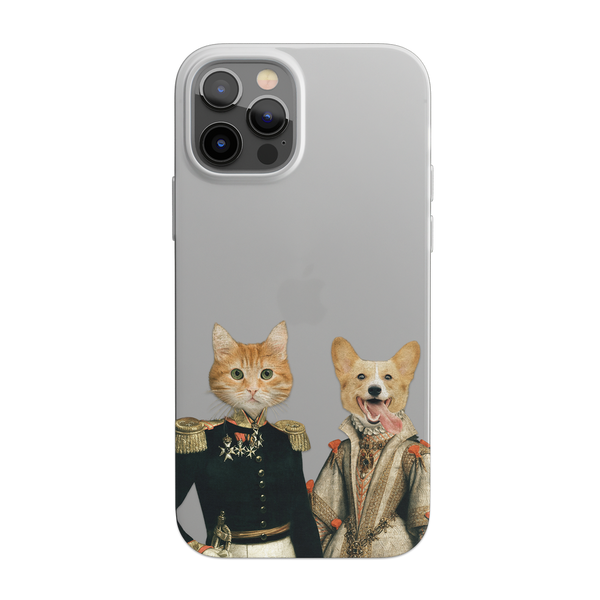 Fundas para teléfono con retratos de mascotas de duques y duquesas
