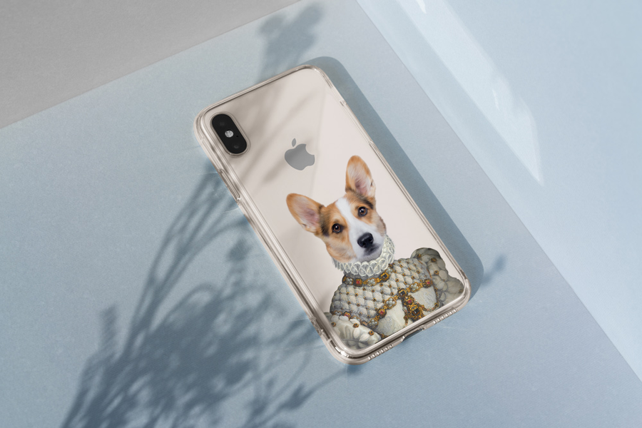 Fundas para teléfono con retratos de mascotas de Proper Lady