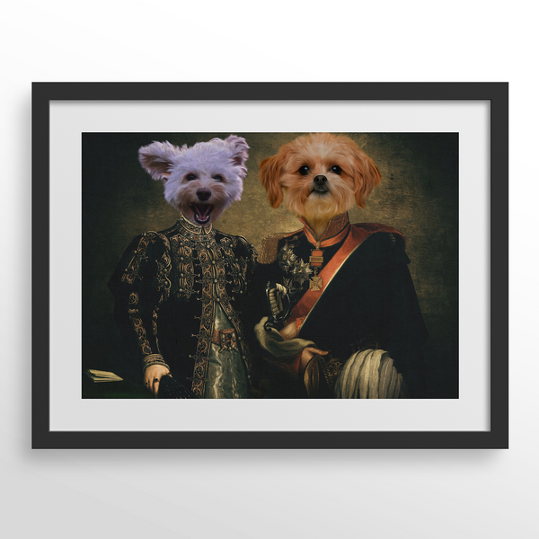 Retrato de mascota El Dúo Majestuoso