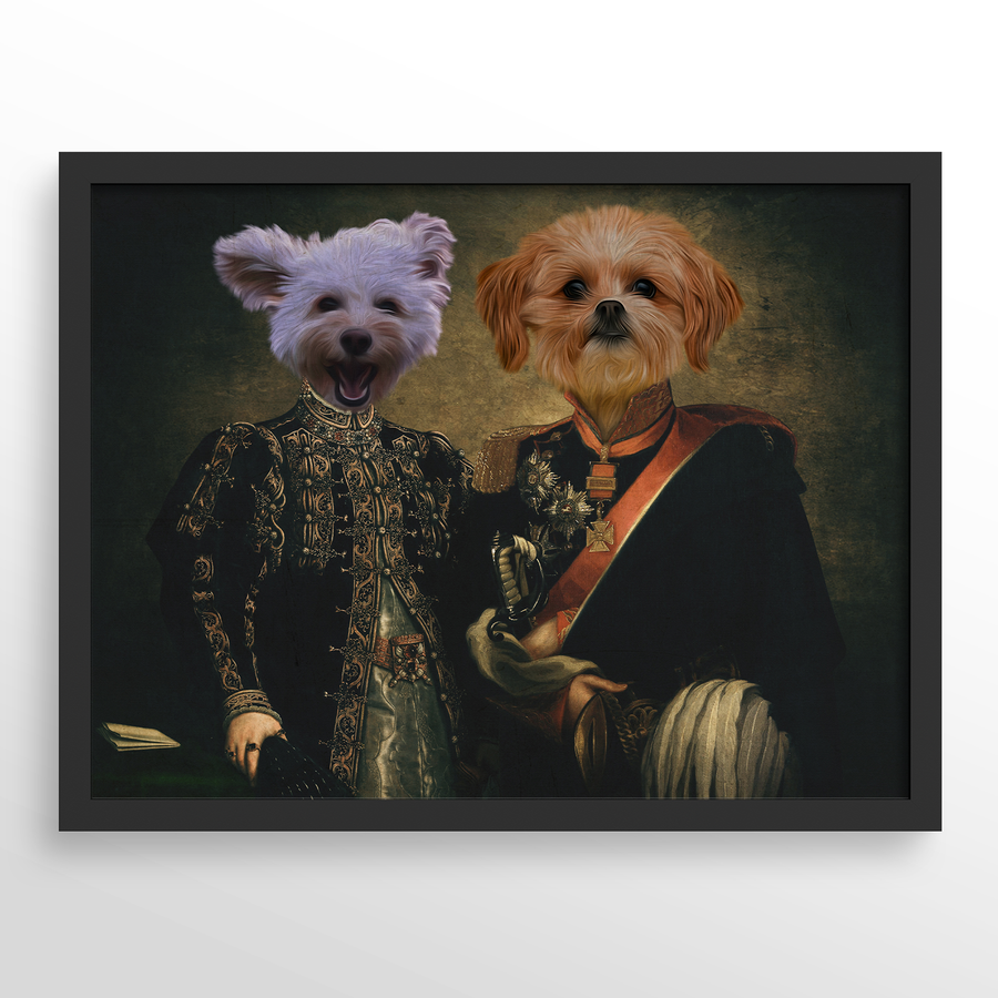 Retrato de mascota El Dúo Majestuoso