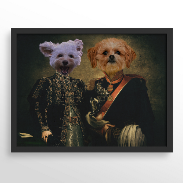 Retrato de mascota El Dúo Majestuoso