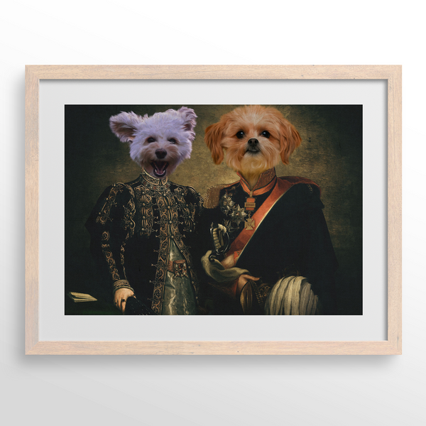 Retrato de mascota El Dúo Majestuoso