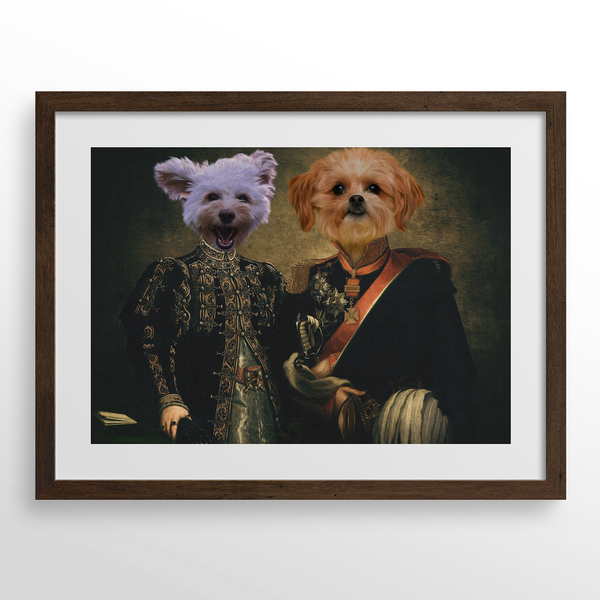 Retrato de mascota El Dúo Majestuoso