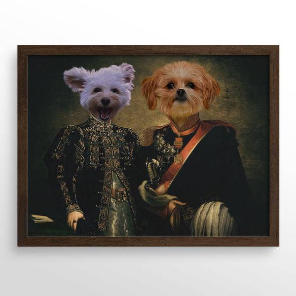 Retrato de mascota El Dúo Majestuoso