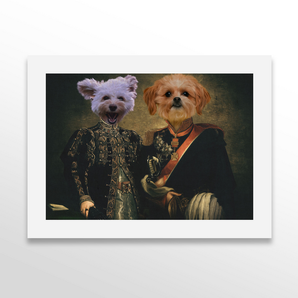 Retrato de mascota El Dúo Majestuoso