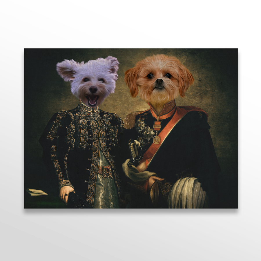 Retrato de mascota El Dúo Majestuoso