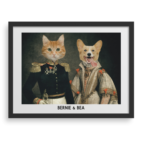 Retrato personalizado del duque y la duquesa
