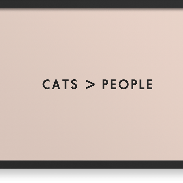 Gatos > Personas