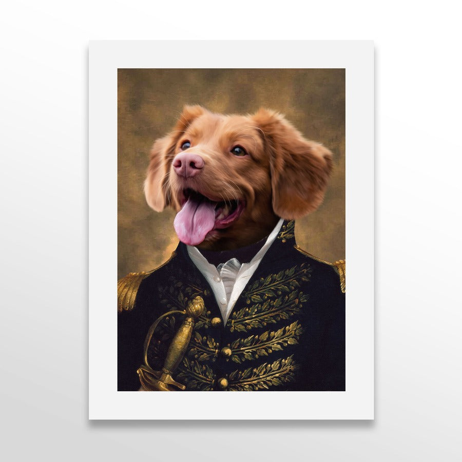 Retrato de mascota personalizado del Príncipe
