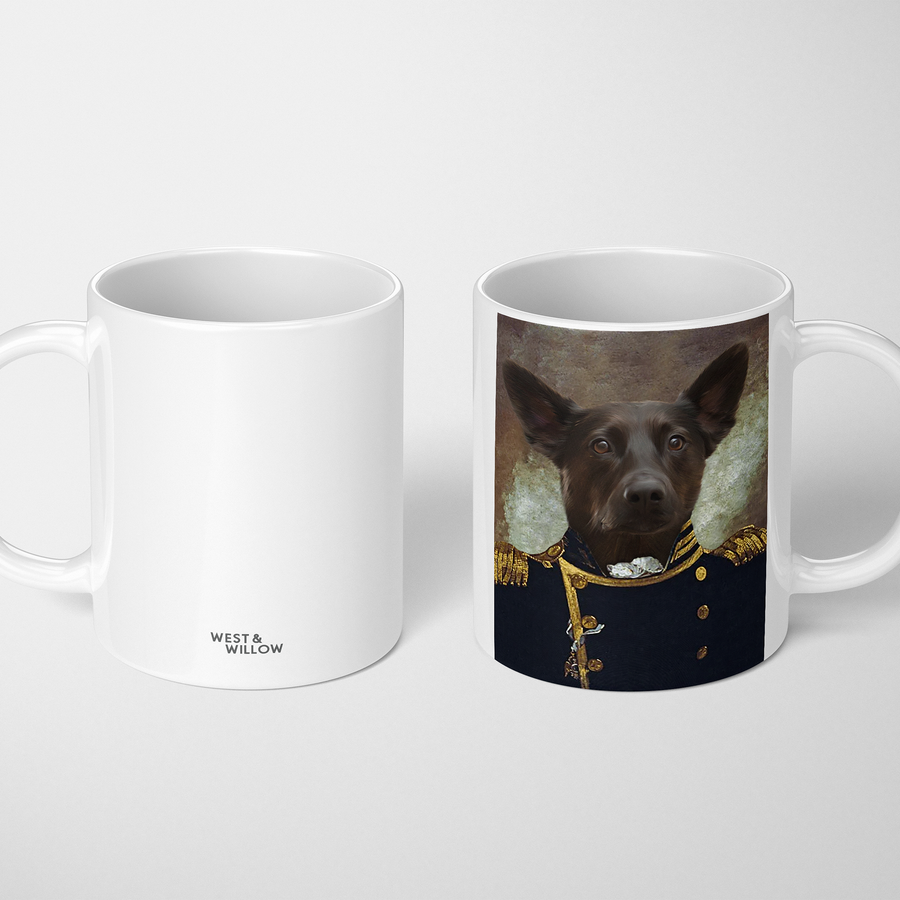 Taza Grand Elegance Royal personalizada con retrato de mascota